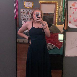 Lulu's Navy Blue Prom Dress (NEVER WORN)